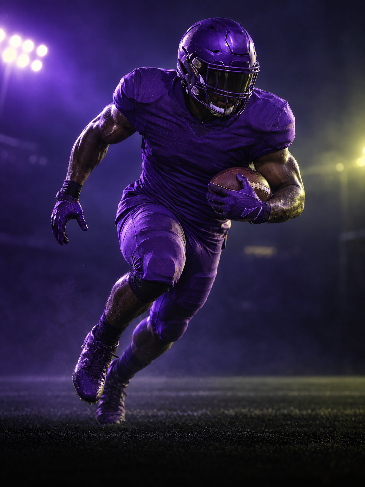 Fictional American football scene