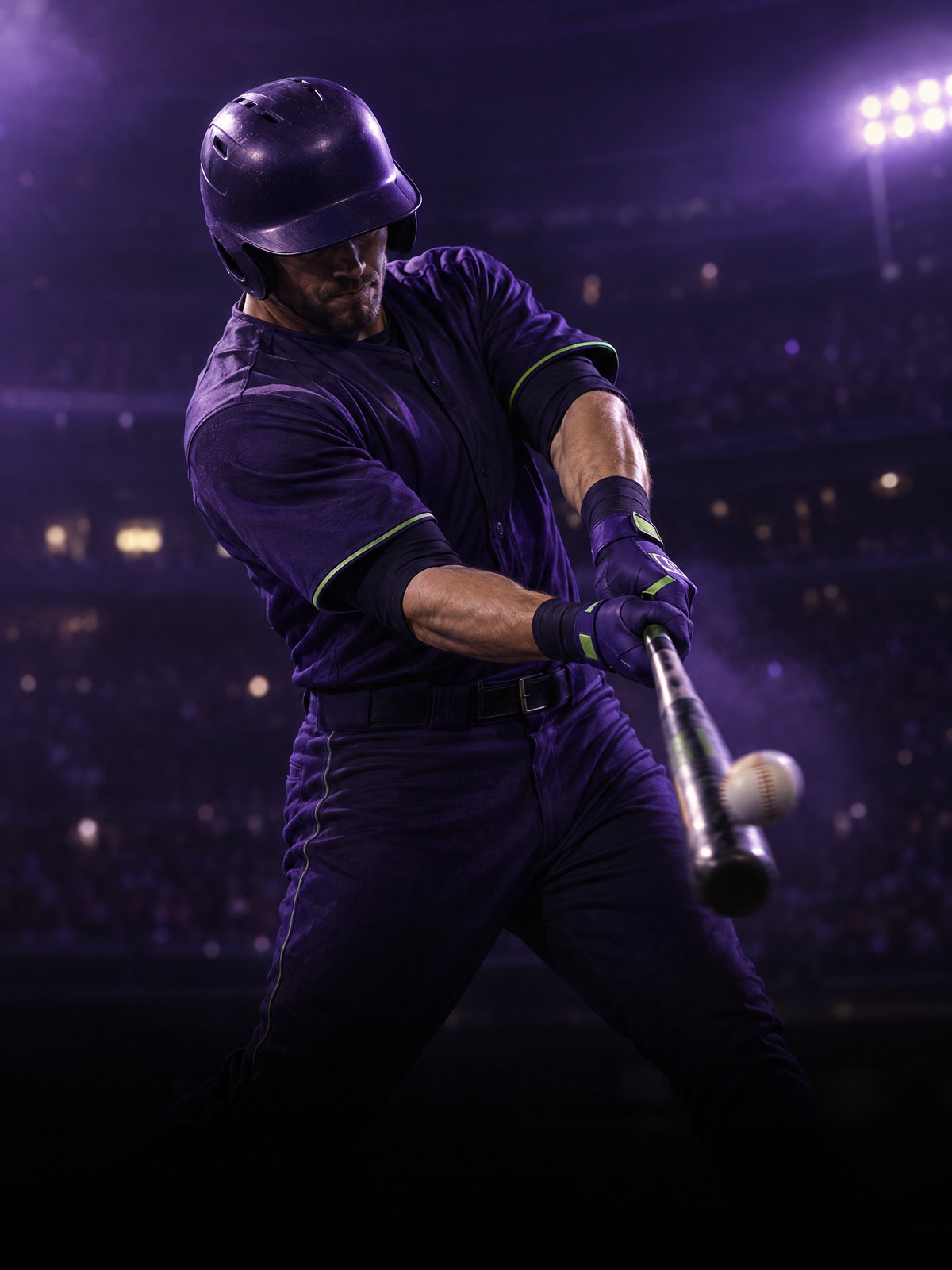 Fictional Baseball scene
