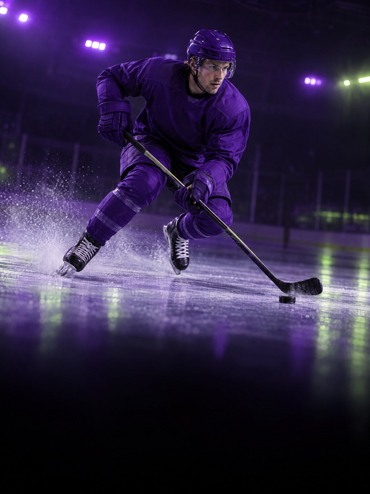 Fictional Ice hockey scene